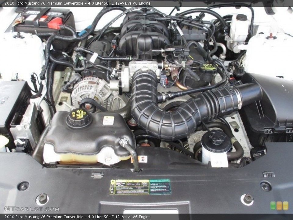 4.0 Liter SOHC 12-Valve V6 Engine for the 2010 Ford Mustang #78391505