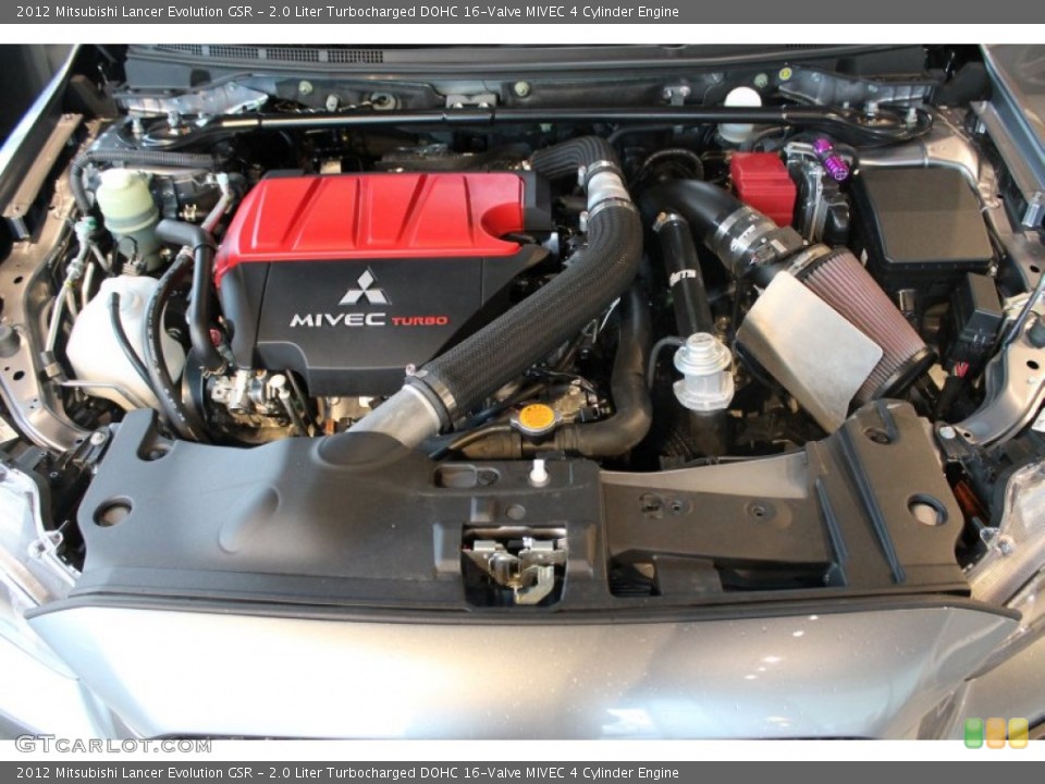 2.0 Liter Turbocharged DOHC 16-Valve MIVEC 4 Cylinder Engine for the 2012 Mitsubishi Lancer Evolution #78400793