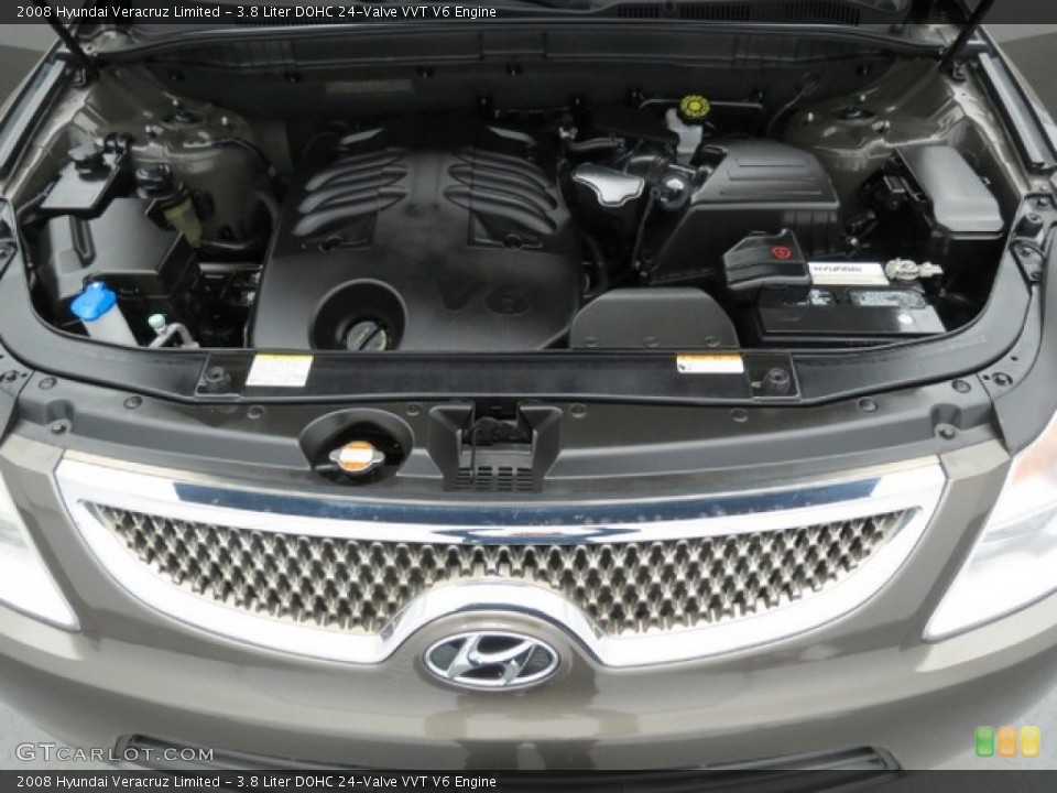 3.8 Liter DOHC 24-Valve VVT V6 Engine for the 2008 Hyundai Veracruz #78405449