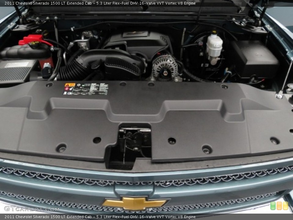 5.3 Liter Flex-Fuel OHV 16-Valve VVT Vortec V8 Engine for the 2011 Chevrolet Silverado 1500 #78408118
