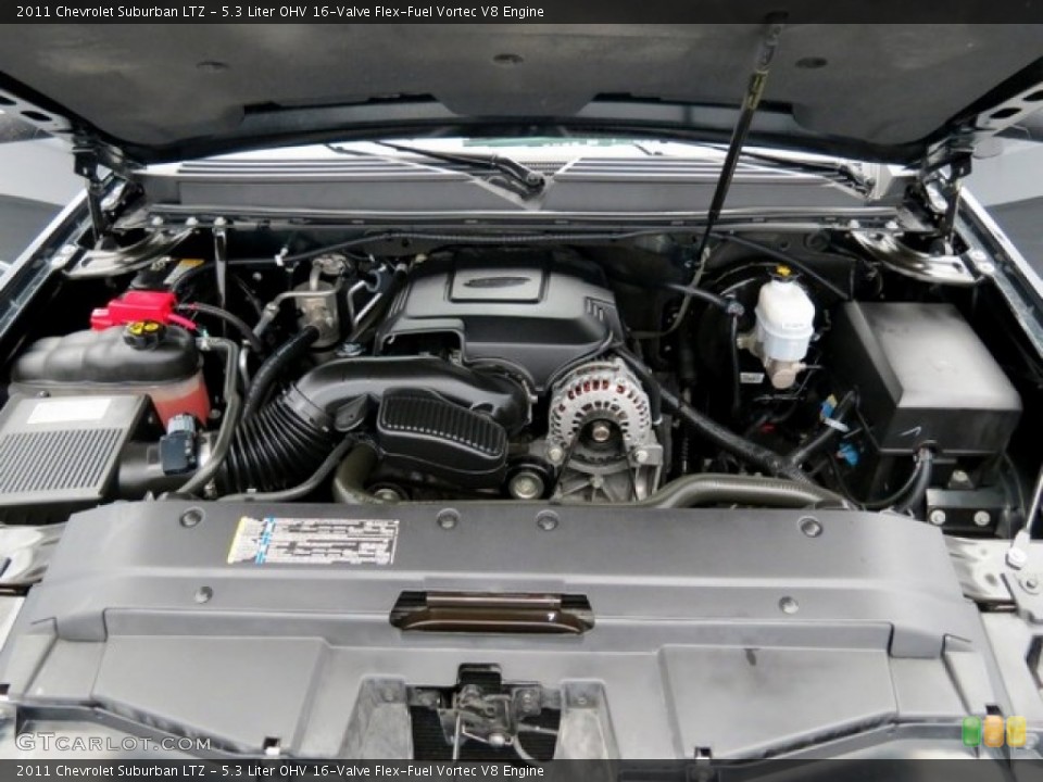 5.3 Liter OHV 16-Valve Flex-Fuel Vortec V8 Engine for the 2011 Chevrolet Suburban #78409472