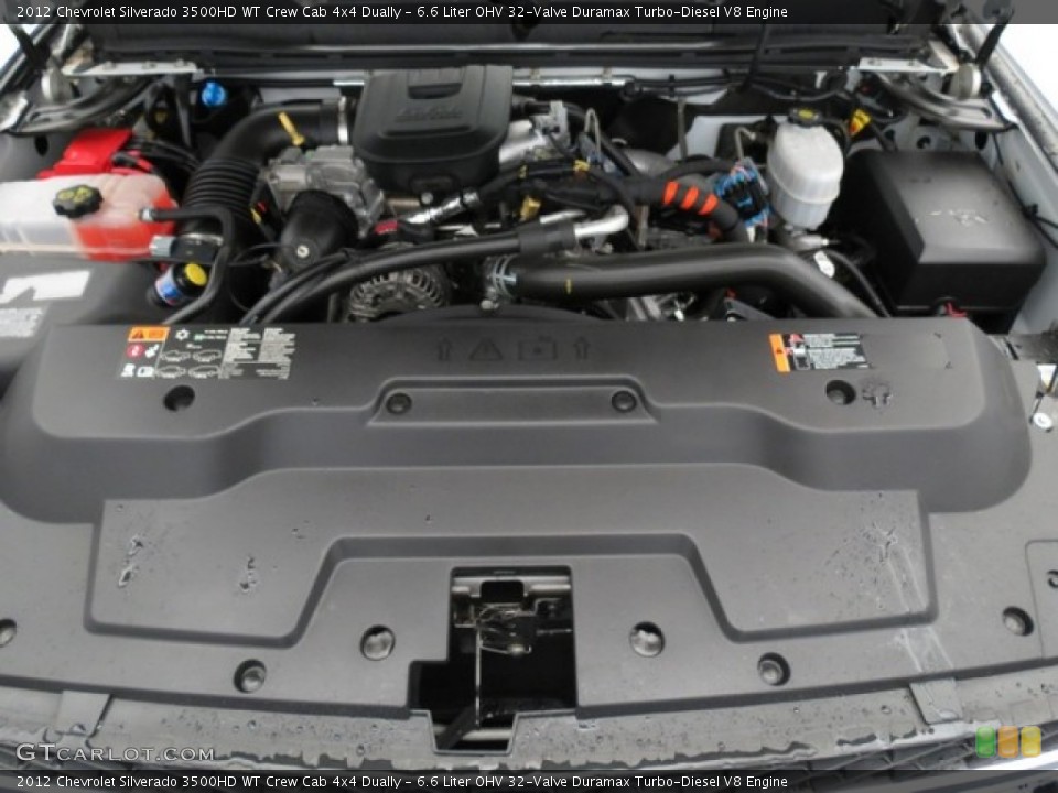 6.6 Liter OHV 32-Valve Duramax Turbo-Diesel V8 Engine for the 2012 Chevrolet Silverado 3500HD #78412960
