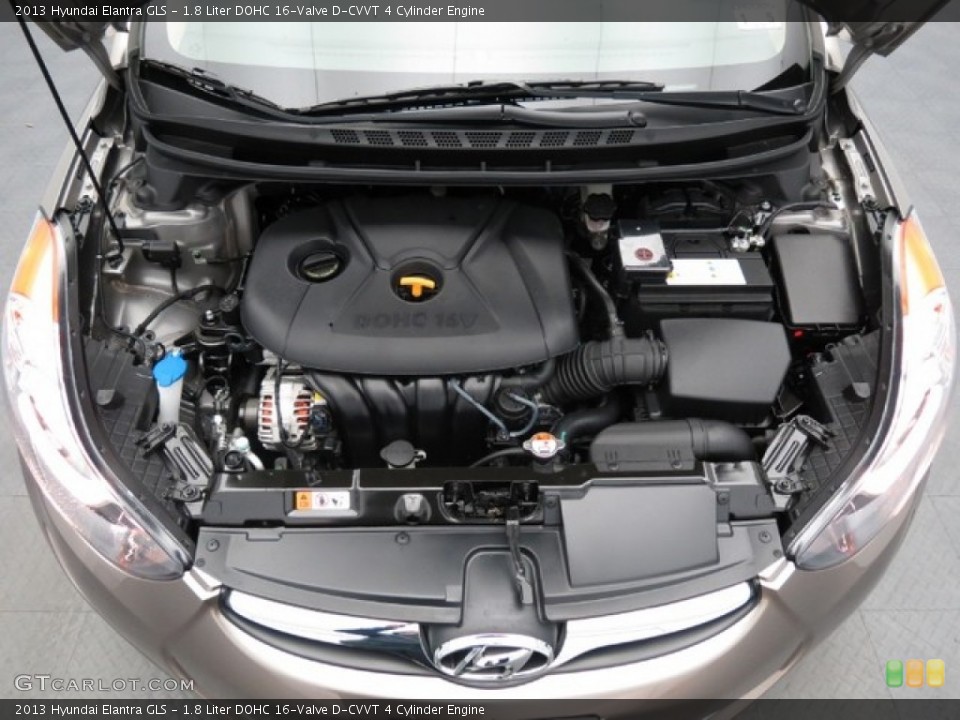 1.8 Liter DOHC 16-Valve D-CVVT 4 Cylinder Engine for the 2013 Hyundai Elantra #78420017