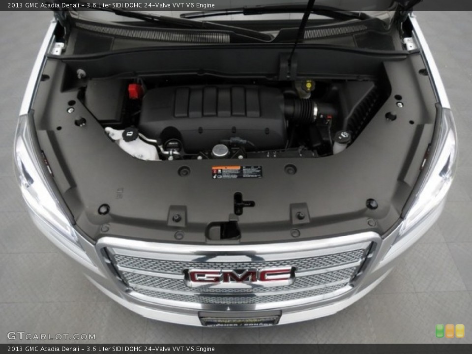 3.6 Liter SIDI DOHC 24-Valve VVT V6 2013 GMC Acadia Engine