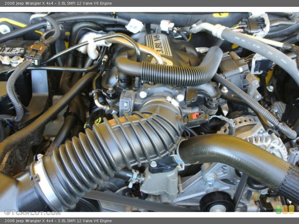 3.8L SMPI 12 Valve V6 Engine for the 2008 Jeep Wrangler #78422051