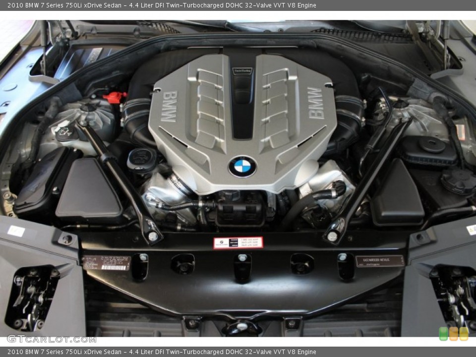 4.4 Liter DFI Twin-Turbocharged DOHC 32-Valve VVT V8 Engine for the 2010 BMW 7 Series #78432893