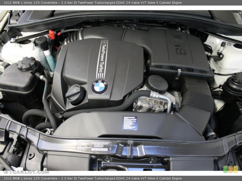 3.0 liter DI TwinPower Turbocharged DOHC 24-Valve VVT Inline 6 Cylinder Engine for the 2013 BMW 1 Series #78434858