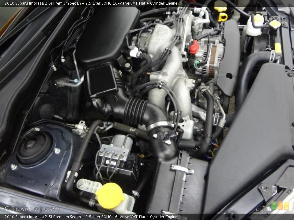 2.5 Liter SOHC 16-Valve VVT Flat 4 Cylinder Engine for the 2010 Subaru Impreza #78444416