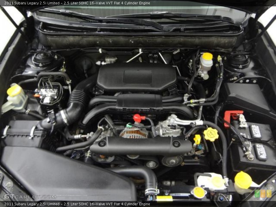 2.5 Liter SOHC 16-Valve VVT Flat 4 Cylinder Engine for the 2011 Subaru Legacy #78453239