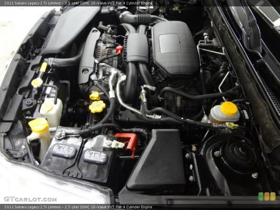 2.5 Liter SOHC 16-Valve VVT Flat 4 Cylinder Engine for the 2011 Subaru Legacy #78453254