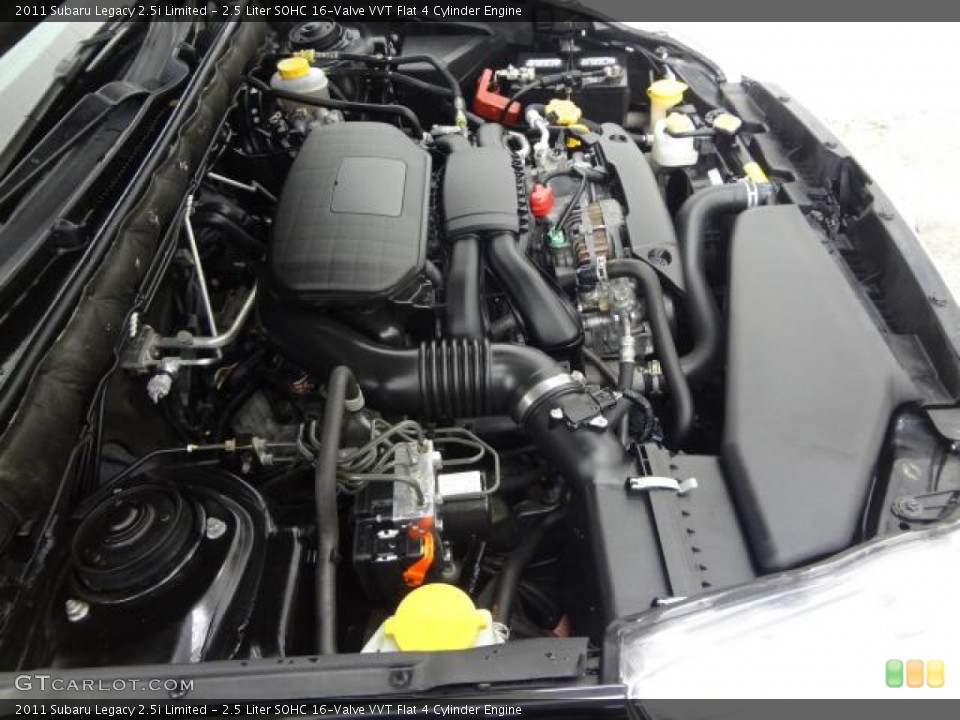 2.5 Liter SOHC 16-Valve VVT Flat 4 Cylinder Engine for the 2011 Subaru Legacy #78453269