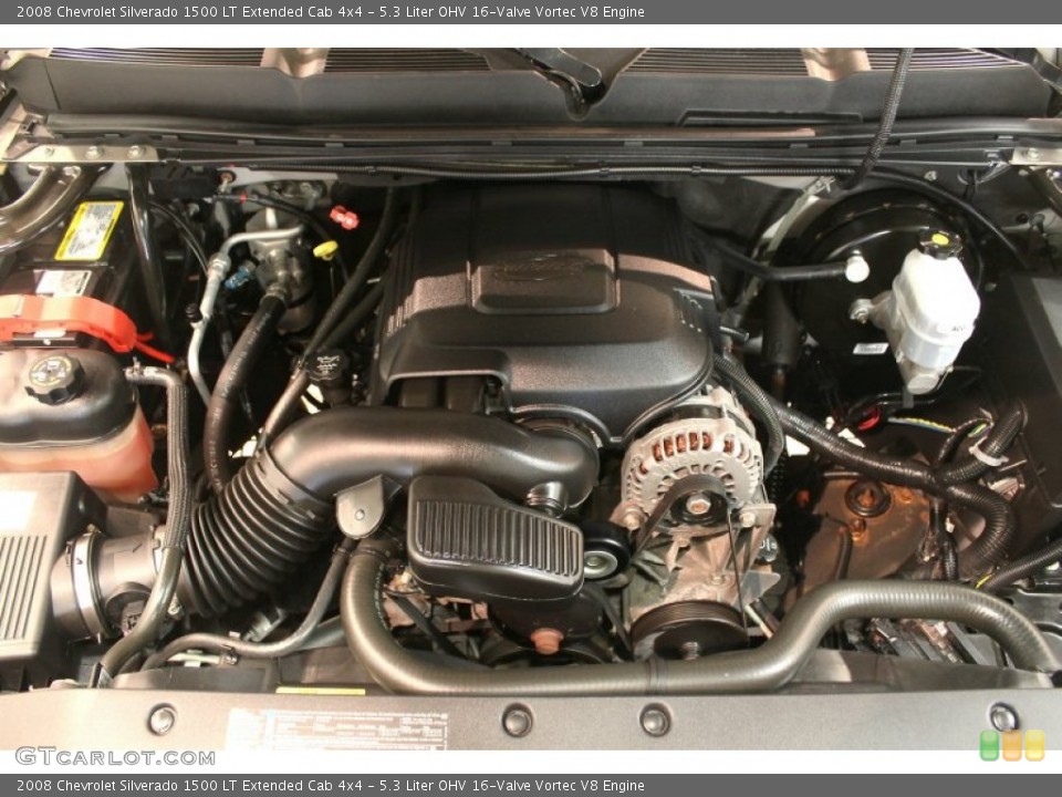 5.3 Liter OHV 16-Valve Vortec V8 Engine for the 2008 Chevrolet Silverado 1500 #78455993
