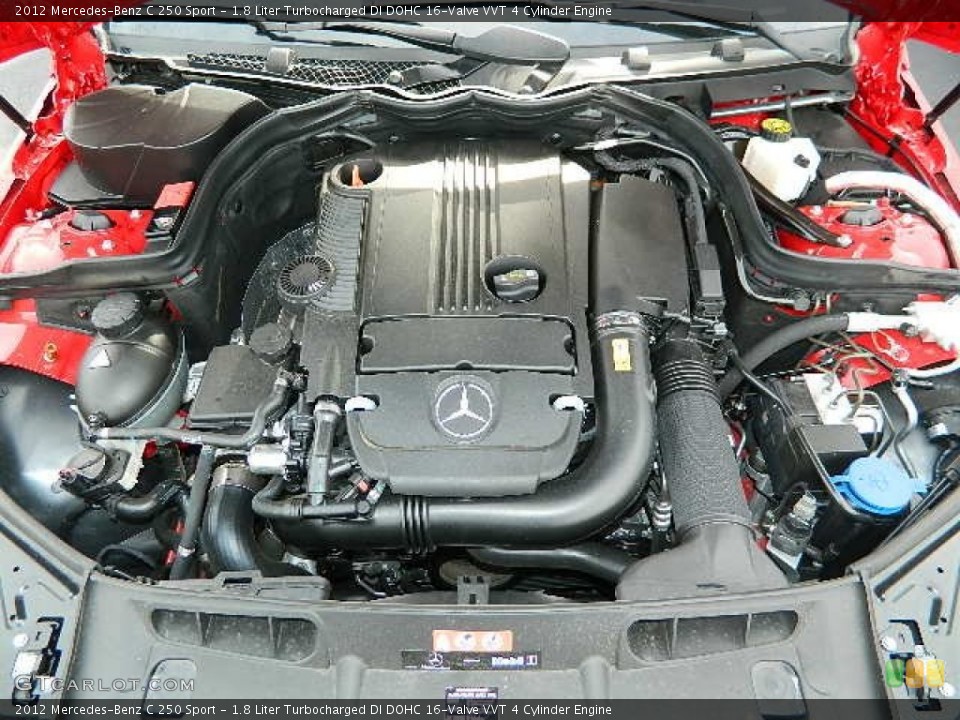 1.8 Liter Turbocharged DI DOHC 16-Valve VVT 4 Cylinder Engine for the 2012 Mercedes-Benz C #78456458
