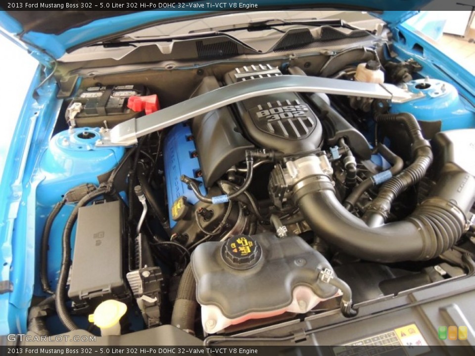 5.0 Liter 302 Hi-Po DOHC 32-Valve Ti-VCT V8 Engine for the 2013 Ford Mustang #78462770