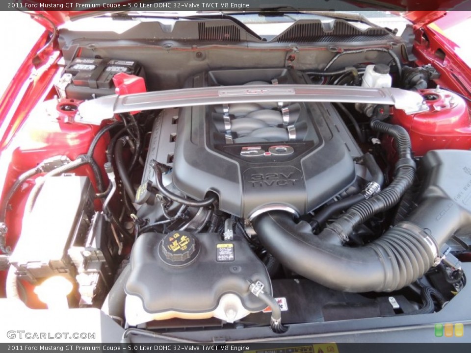 5.0 Liter DOHC 32-Valve TiVCT V8 Engine for the 2011 Ford Mustang #78464018