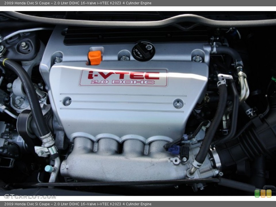 2.0 Liter DOHC 16-Valve i-VTEC K20Z3 4 Cylinder 2009 Honda Civic Engine