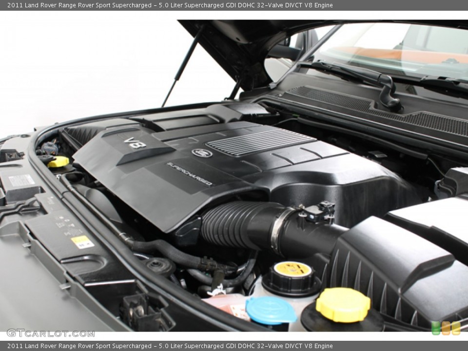 5.0 Liter Supercharged GDI DOHC 32-Valve DIVCT V8 Engine for the 2011 Land Rover Range Rover Sport #78479439