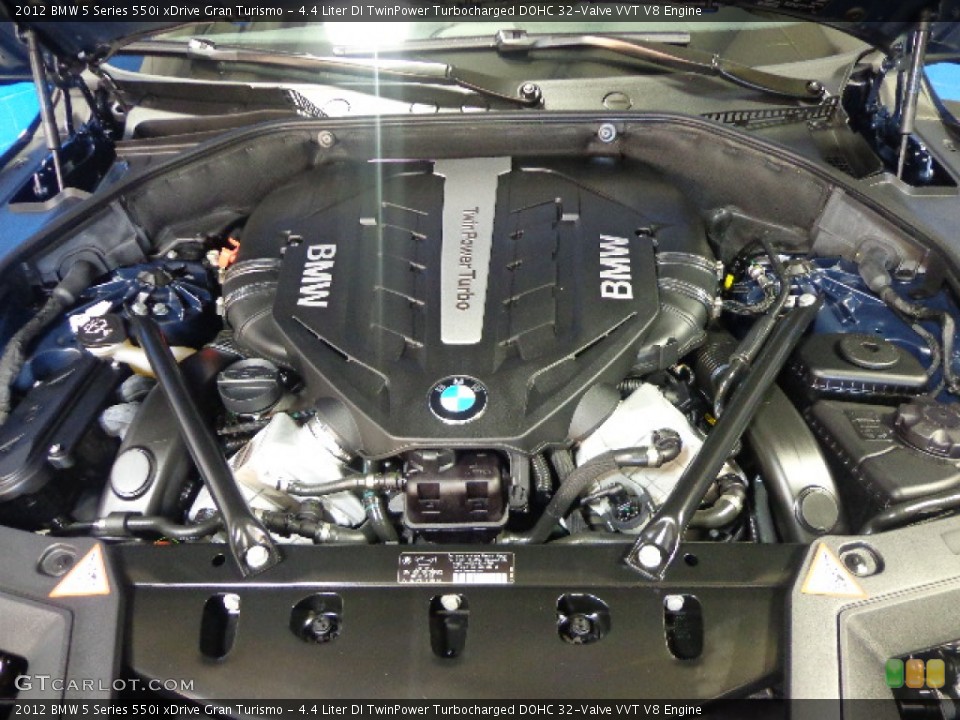 4.4 Liter DI TwinPower Turbocharged DOHC 32-Valve VVT V8 Engine for the 2012 BMW 5 Series #78481541