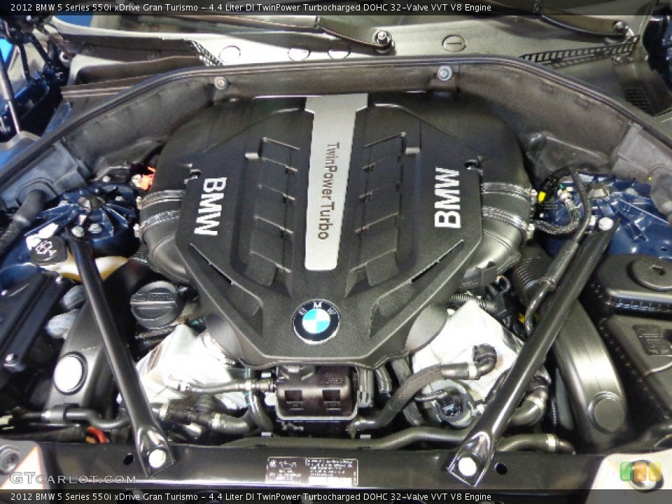 4.4 Liter DI TwinPower Turbocharged DOHC 32-Valve VVT V8 Engine for the 2012 BMW 5 Series #78481559