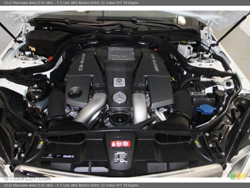 5.5 Liter AMG Biturbo DOHC 32-Valve VVT V8 Engine for the 2013 Mercedes-Benz E #78483044