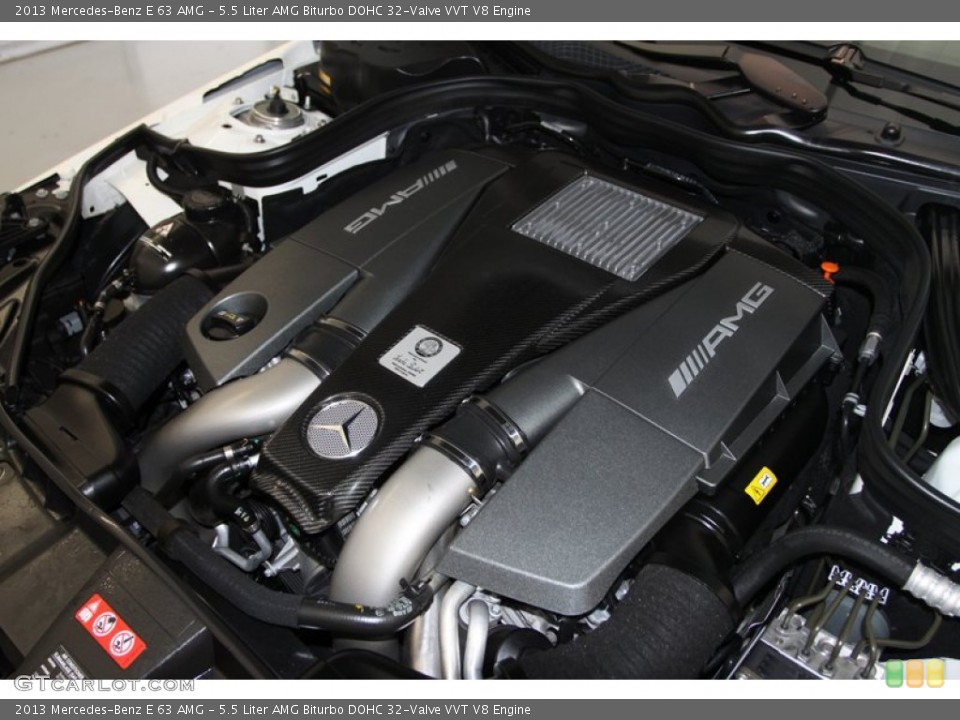 5.5 Liter AMG Biturbo DOHC 32-Valve VVT V8 Engine for the 2013 Mercedes-Benz E #78483071