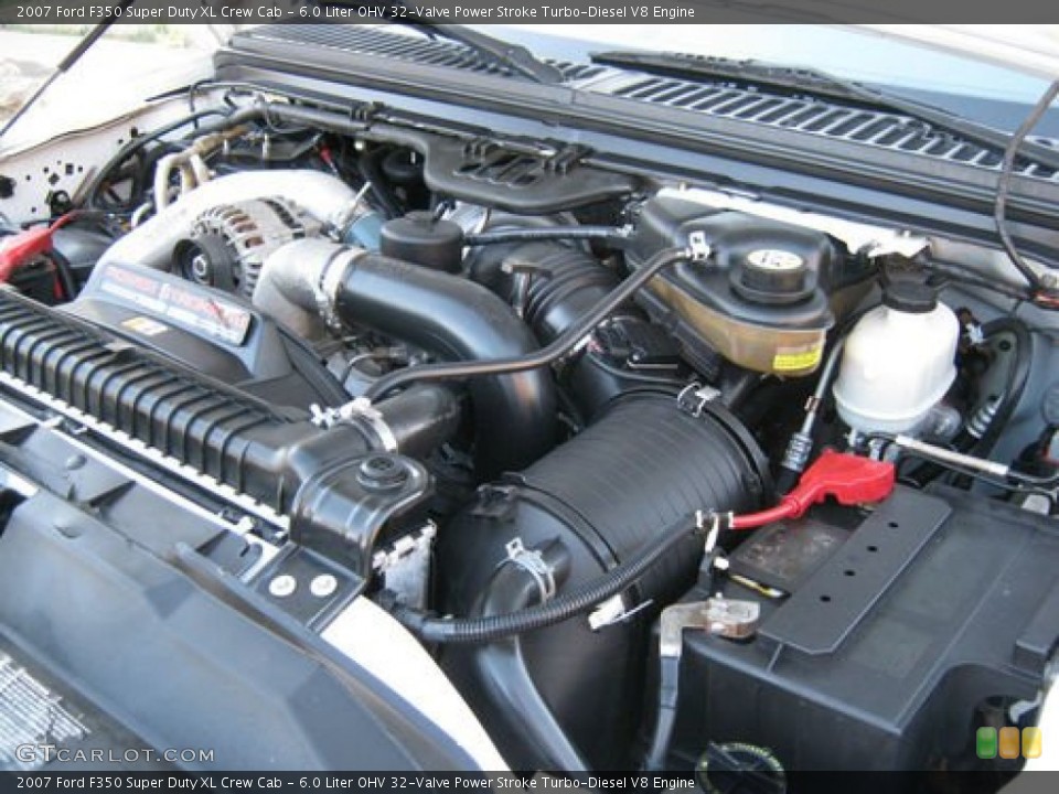6.0 Liter OHV 32-Valve Power Stroke Turbo-Diesel V8 Engine for the 2007 Ford F350 Super Duty #78483443
