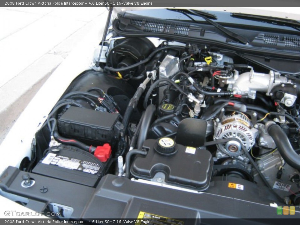 4.6 Liter SOHC 16-Valve V8 Engine for the 2008 Ford Crown Victoria #78484814
