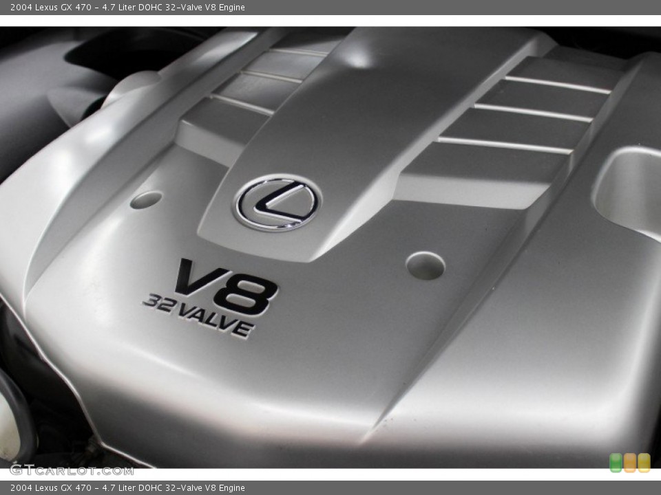 4.7 Liter DOHC 32-Valve V8 2004 Lexus GX Engine