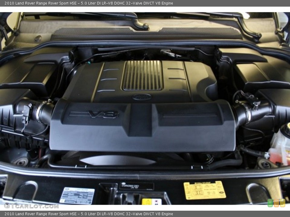 5.0 Liter DI LR-V8 DOHC 32-Valve DIVCT V8 Engine for the 2010 Land Rover Range Rover Sport #78495299