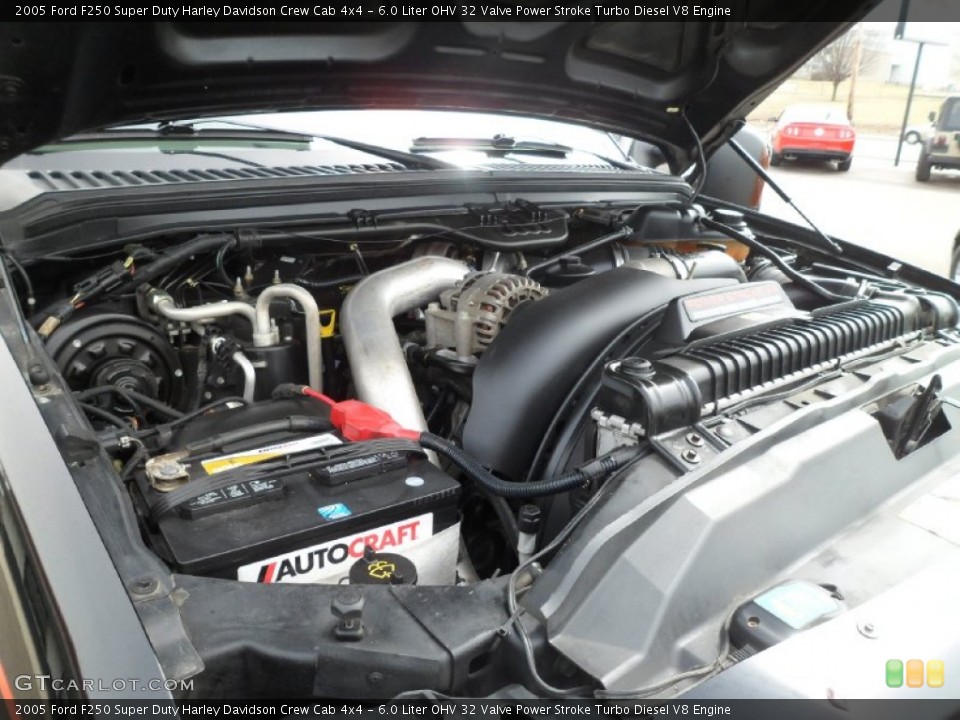 6.0 Liter OHV 32 Valve Power Stroke Turbo Diesel V8 Engine for the 2005 Ford F250 Super Duty #78500590