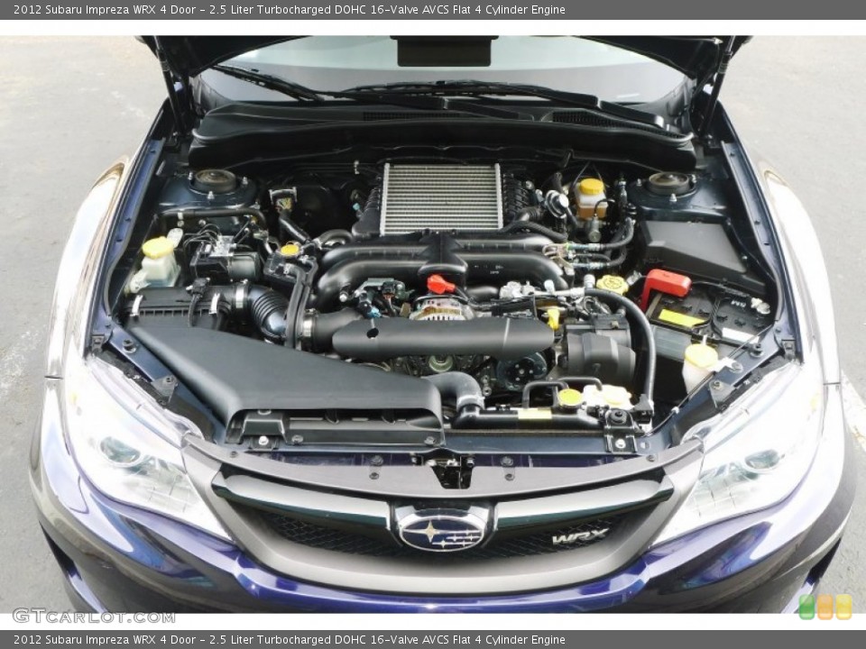 2.5 Liter Turbocharged DOHC 16-Valve AVCS Flat 4 Cylinder Engine for the 2012 Subaru Impreza #78502154