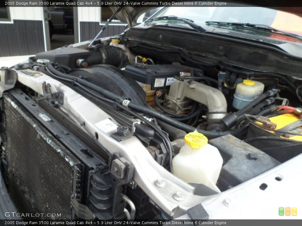 5.9 Liter OHV 24-Valve Cummins Turbo Diesel Inline 6 Cylinder Engine for the 2005 Dodge Ram 3500 #78502874