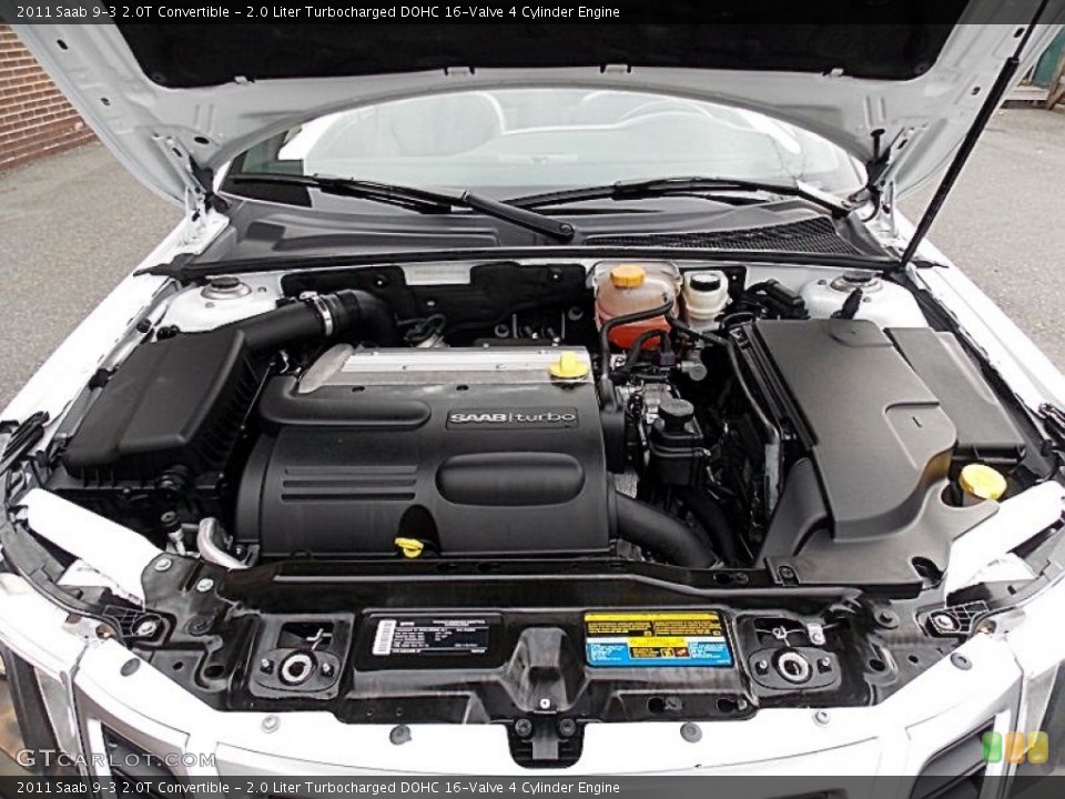 2.0 Liter Turbocharged DOHC 16-Valve 4 Cylinder Engine for the 2011 Saab 9-3 #78503381