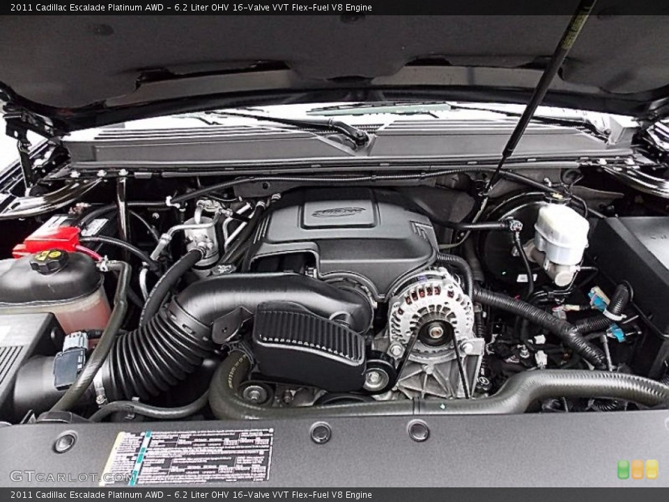 6.2 Liter OHV 16-Valve VVT Flex-Fuel V8 Engine for the 2011 Cadillac Escalade #78503831