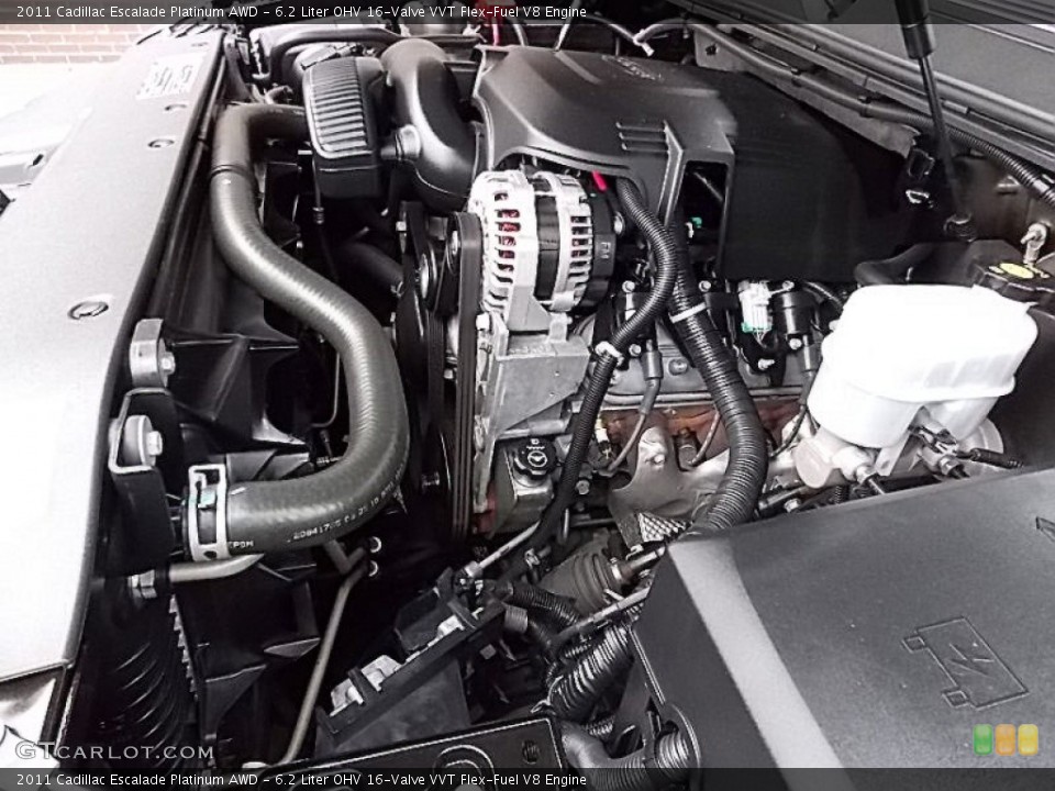 6.2 Liter OHV 16-Valve VVT Flex-Fuel V8 Engine for the 2011 Cadillac Escalade #78503843