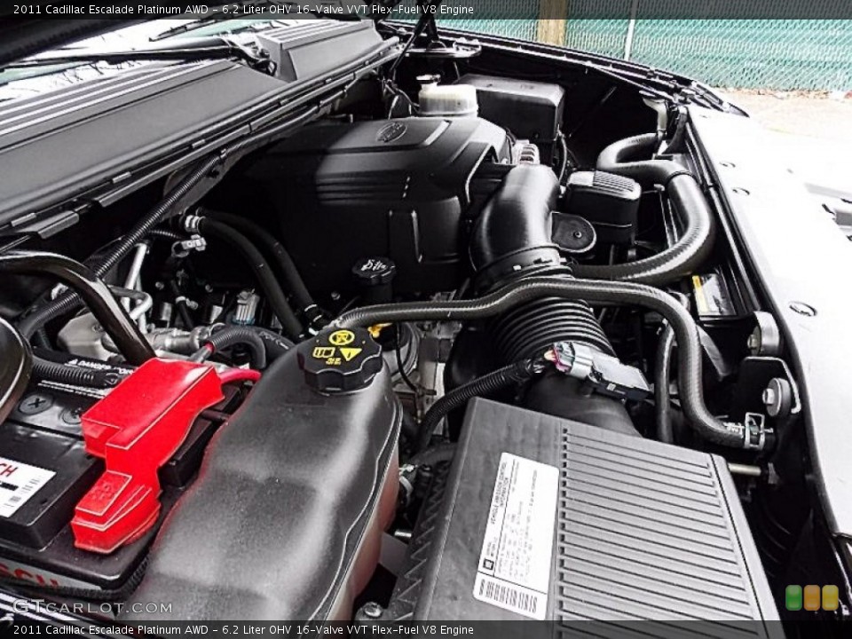 6.2 Liter OHV 16-Valve VVT Flex-Fuel V8 Engine for the 2011 Cadillac Escalade #78503855