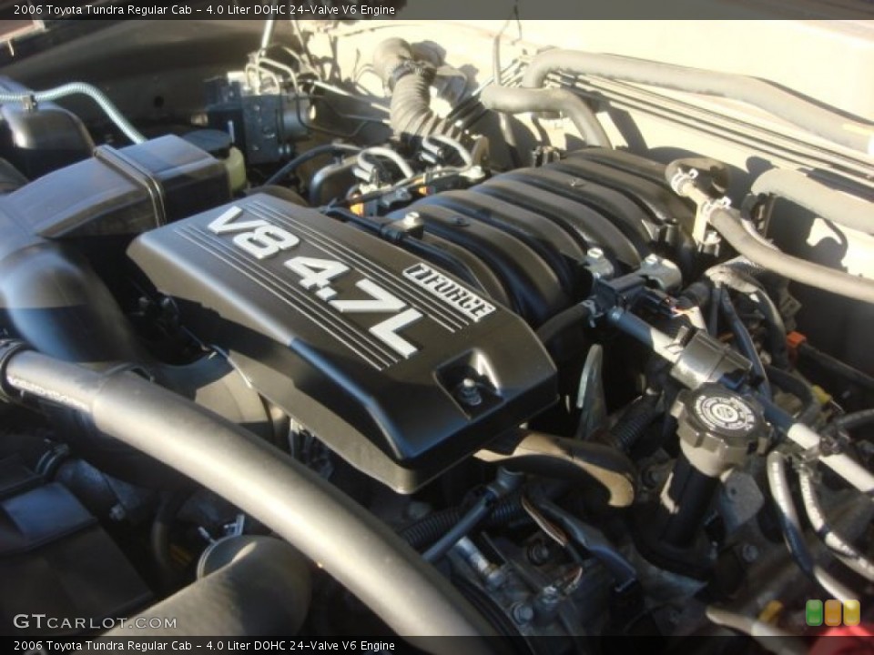 4.0 Liter DOHC 24-Valve V6 2006 Toyota Tundra Engine
