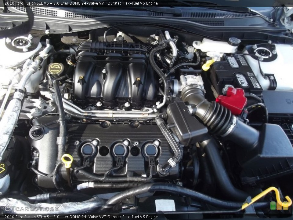 3.0 Liter DOHC 24-Valve VVT Duratec Flex-Fuel V6 Engine for the 2010 Ford Fusion #78505526