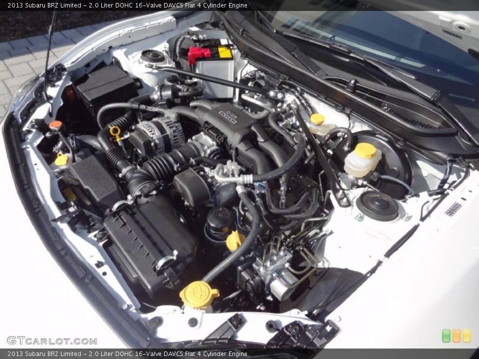 2.0 Liter DOHC 16-Valve DAVCS Flat 4 Cylinder 2013 Subaru BRZ Engine