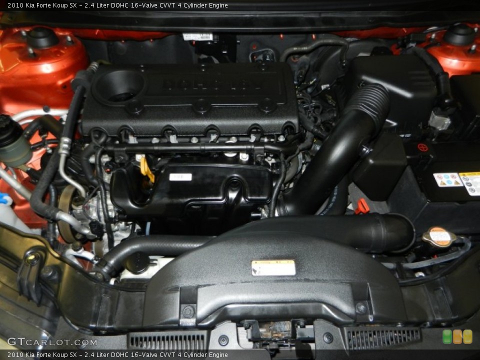 2.4 Liter DOHC 16-Valve CVVT 4 Cylinder Engine for the 2010 Kia Forte Koup #78544437