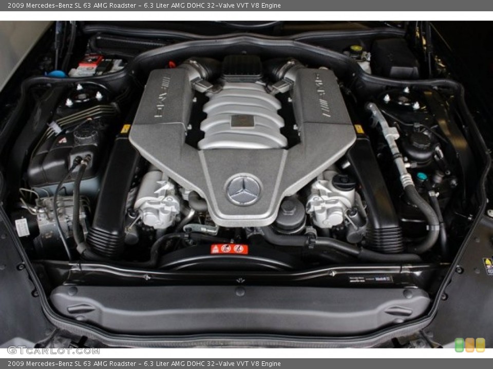 6.3 Liter AMG DOHC 32-Valve VVT V8 Engine for the 2009 Mercedes-Benz SL #78562505