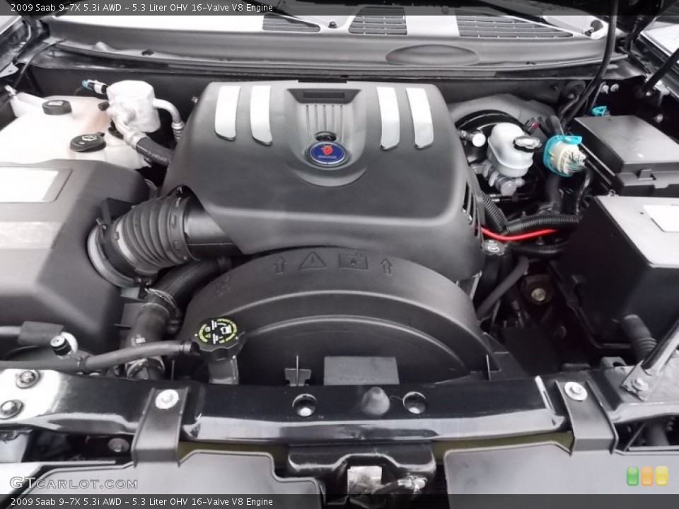 5.3 Liter OHV 16-Valve V8 Engine for the 2009 Saab 9-7X #78566207