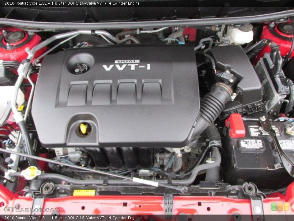 1.8 Liter DOHC 16-Valve VVT-i 4 Cylinder 2010 Pontiac Vibe Engine