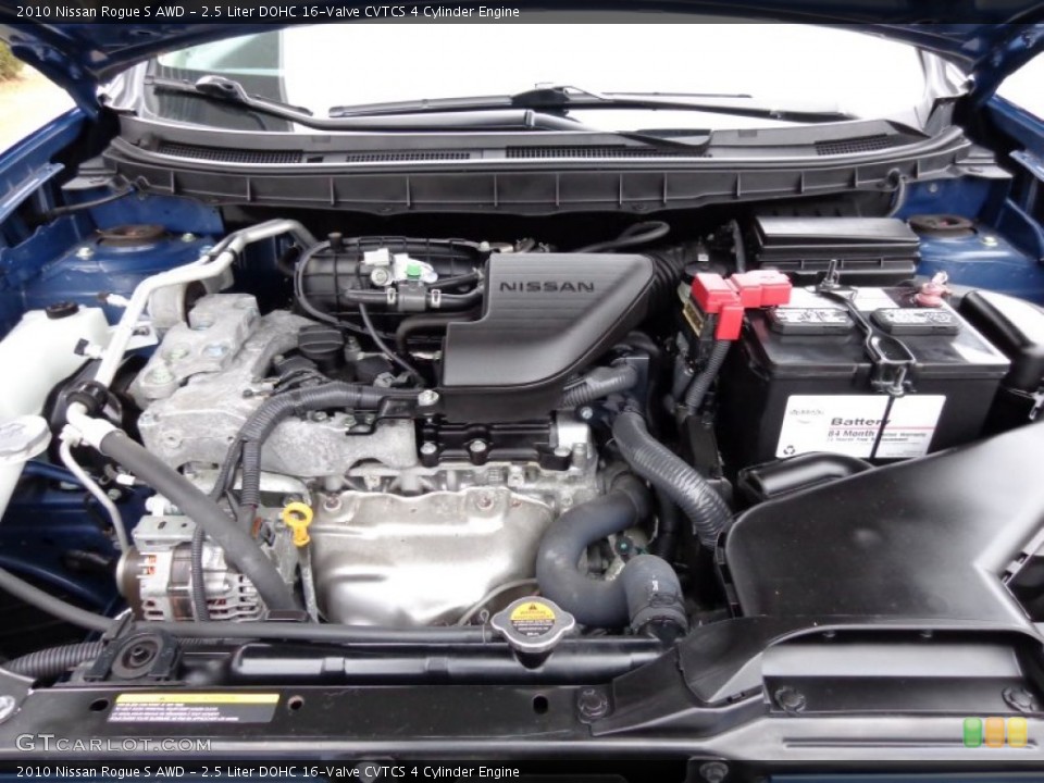 2.5 Liter DOHC 16-Valve CVTCS 4 Cylinder Engine for the 2010 Nissan Rogue #78570311