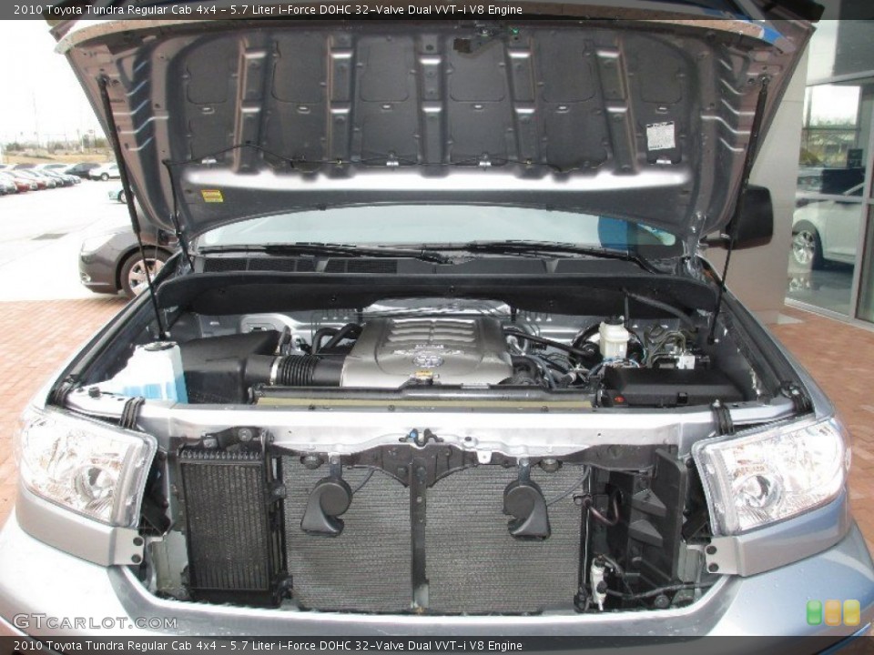 5.7 Liter i-Force DOHC 32-Valve Dual VVT-i V8 Engine for the 2010 Toyota Tundra #78574024