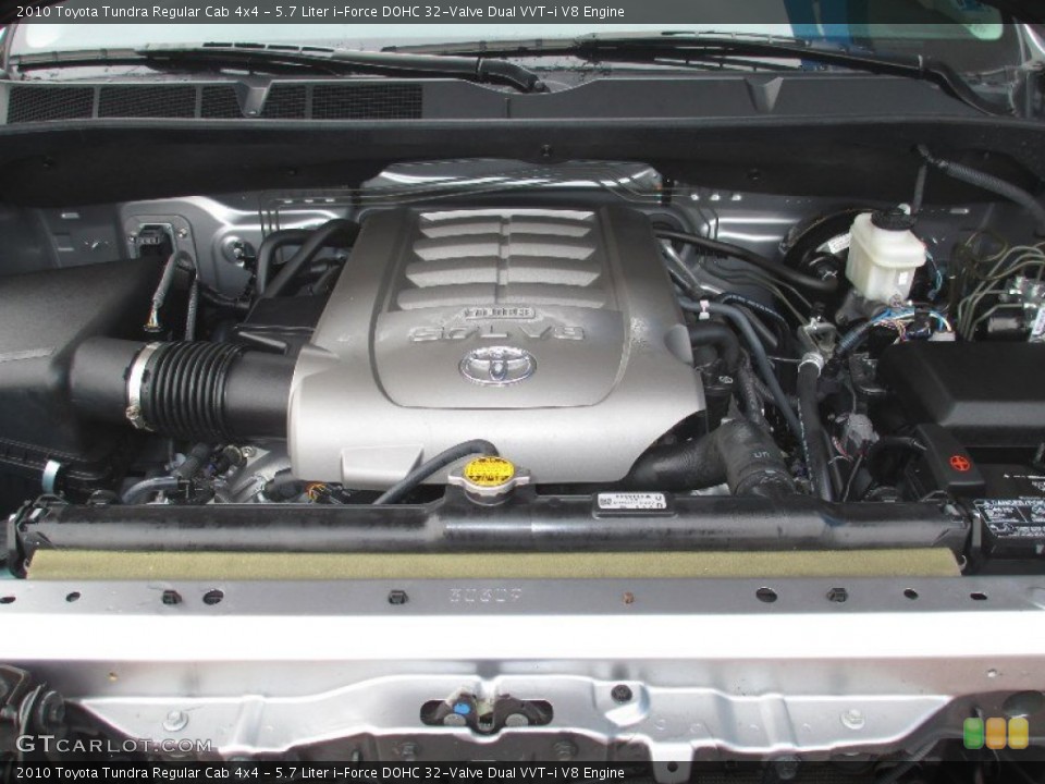 5.7 Liter i-Force DOHC 32-Valve Dual VVT-i V8 Engine for the 2010 Toyota Tundra #78574040