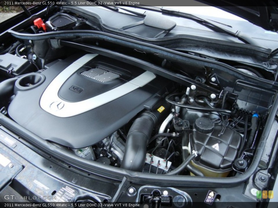5.5 Liter DOHC 32-Valve VVT V8 Engine for the 2011 Mercedes-Benz GL #78574970
