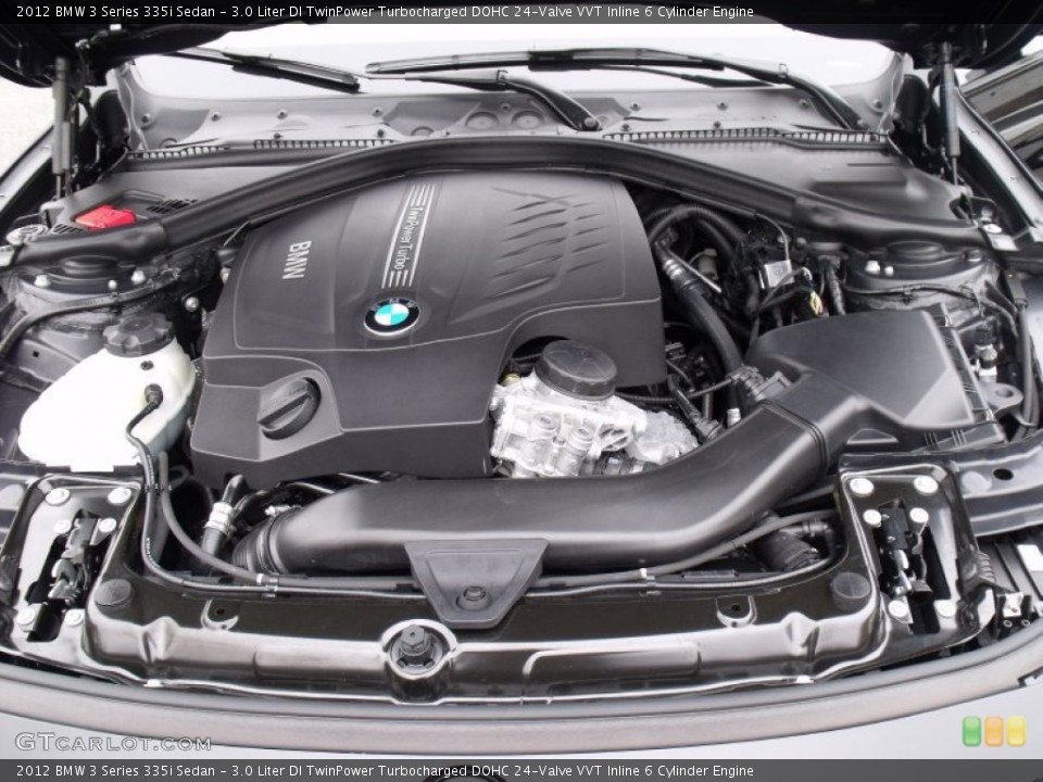 3.0 Liter DI TwinPower Turbocharged DOHC 24-Valve VVT Inline 6 Cylinder Engine for the 2012 BMW 3 Series #78575339