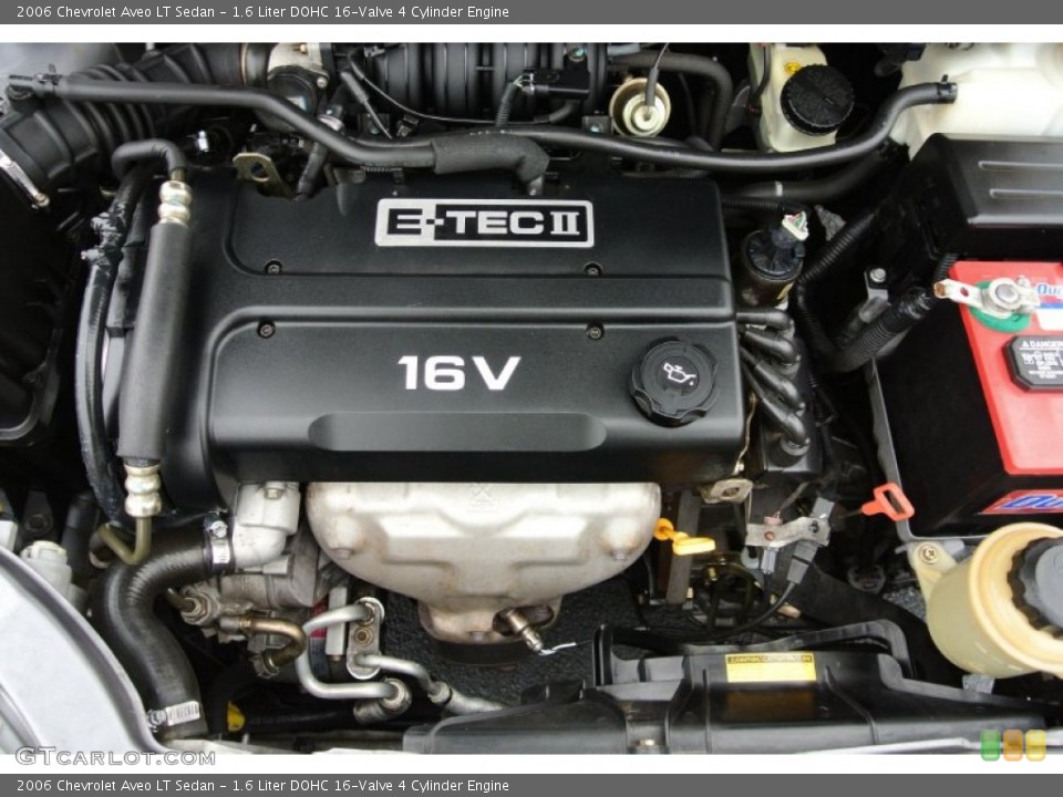 1.6 Liter DOHC 16-Valve 4 Cylinder Engine for the 2006 Chevrolet Aveo #78579413