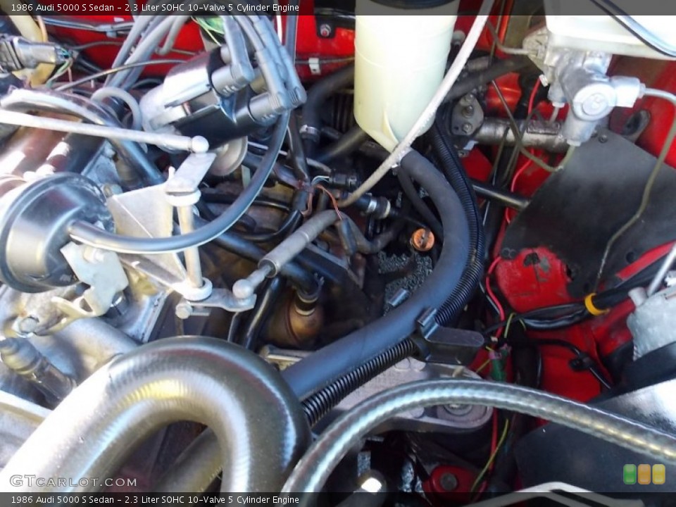 2.3 Liter SOHC 10-Valve 5 Cylinder Engine for the 1986 Audi 5000 #78604281